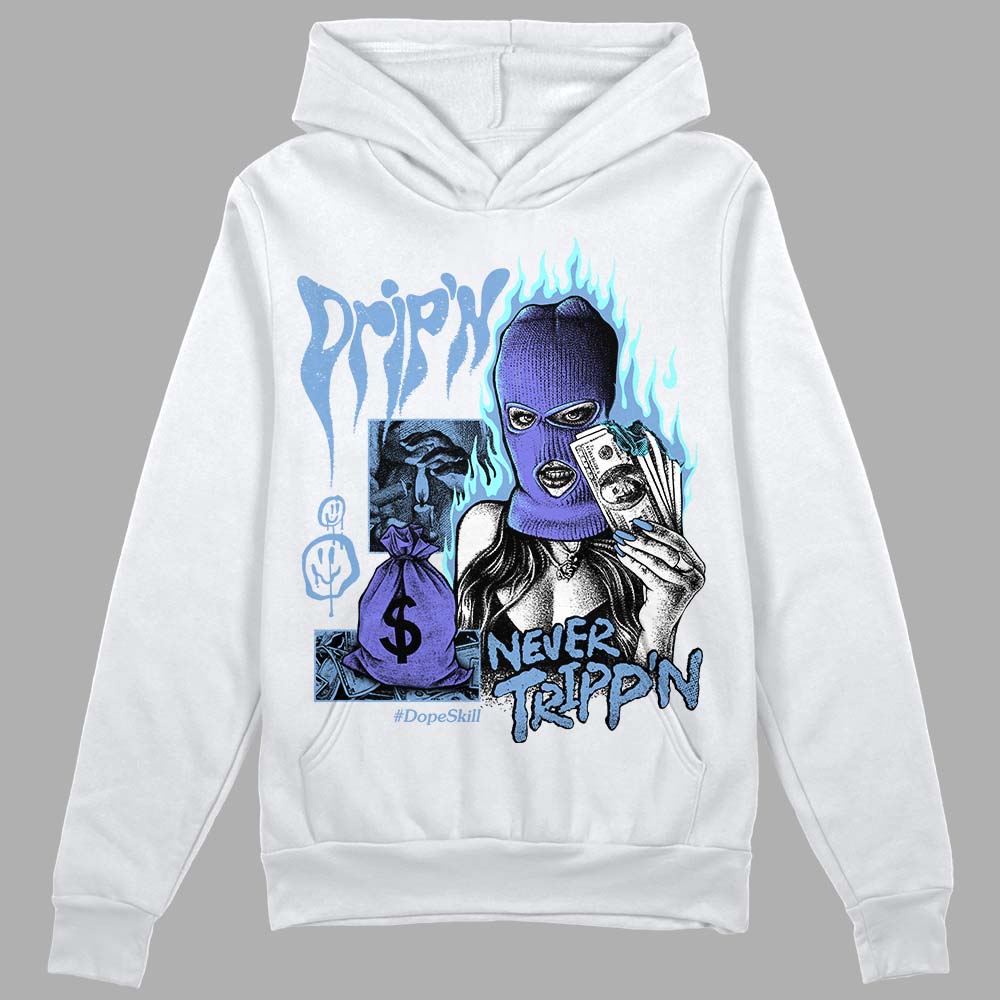 University Blue Collection DopeSkill Hoodie Sweatshirt Drip'n Never Tripp'n Graphic