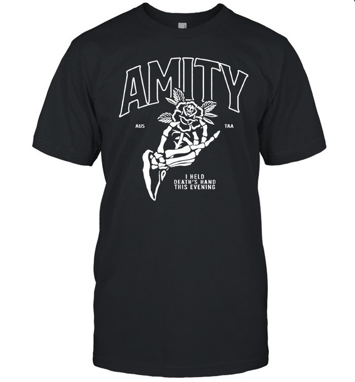 Amity Death Hands Black Unisex Tee