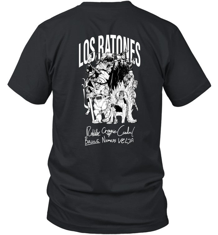 Los Ratones Signature Black T Shirt