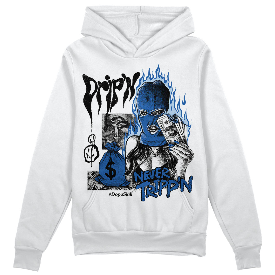 Space Jam 11s DopeSkill Hoodie Sweatshirt Drip'n Never Tripp'n Graphic