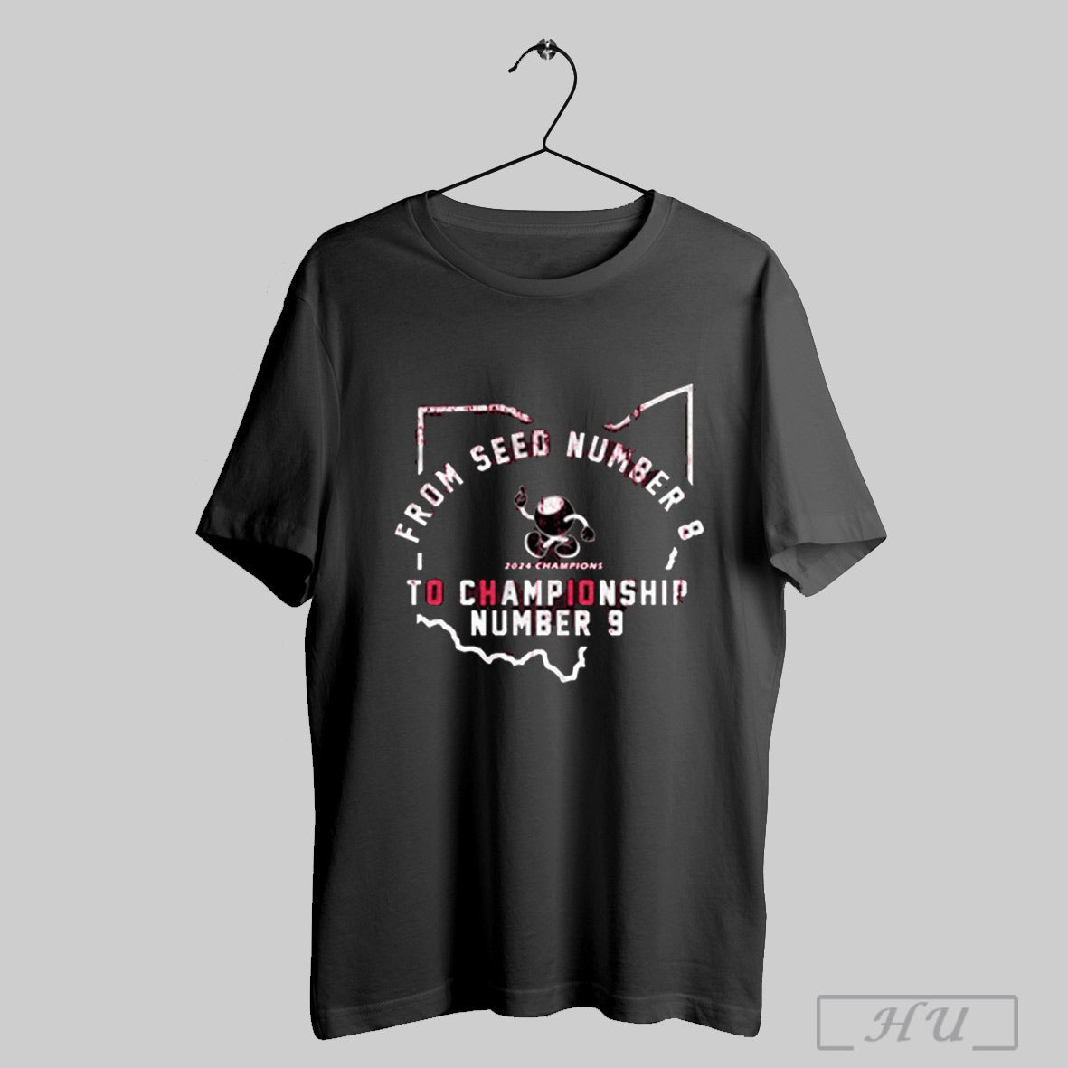 2024 Champions Ohio State Buckeyes Win Notre Dame From Seed Number To Championship Number 9 T Shirt Sweatshirt Hoodies Poster