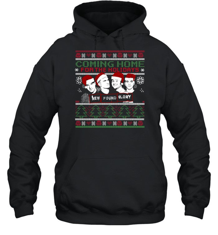 New Found Glory Band Ugly Holiday Pullover Unisex Hoodie