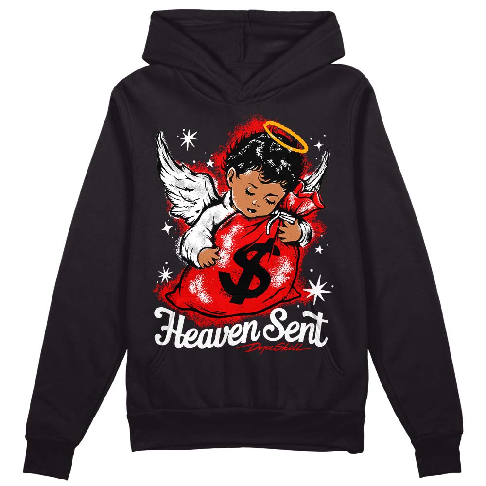 Cherry 12s DopeSkill Hoodie Sweatshirt Heaven Sent Graphic