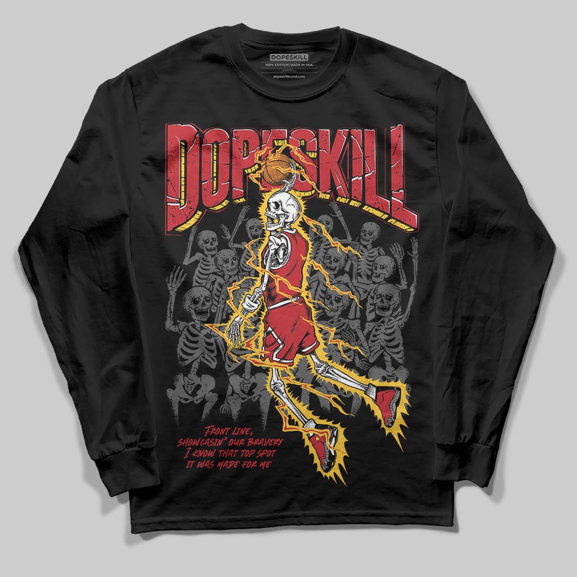 Ferrari 14s DopeSkill Long Sleeve T-Shirt Thunder Dunk Graphic