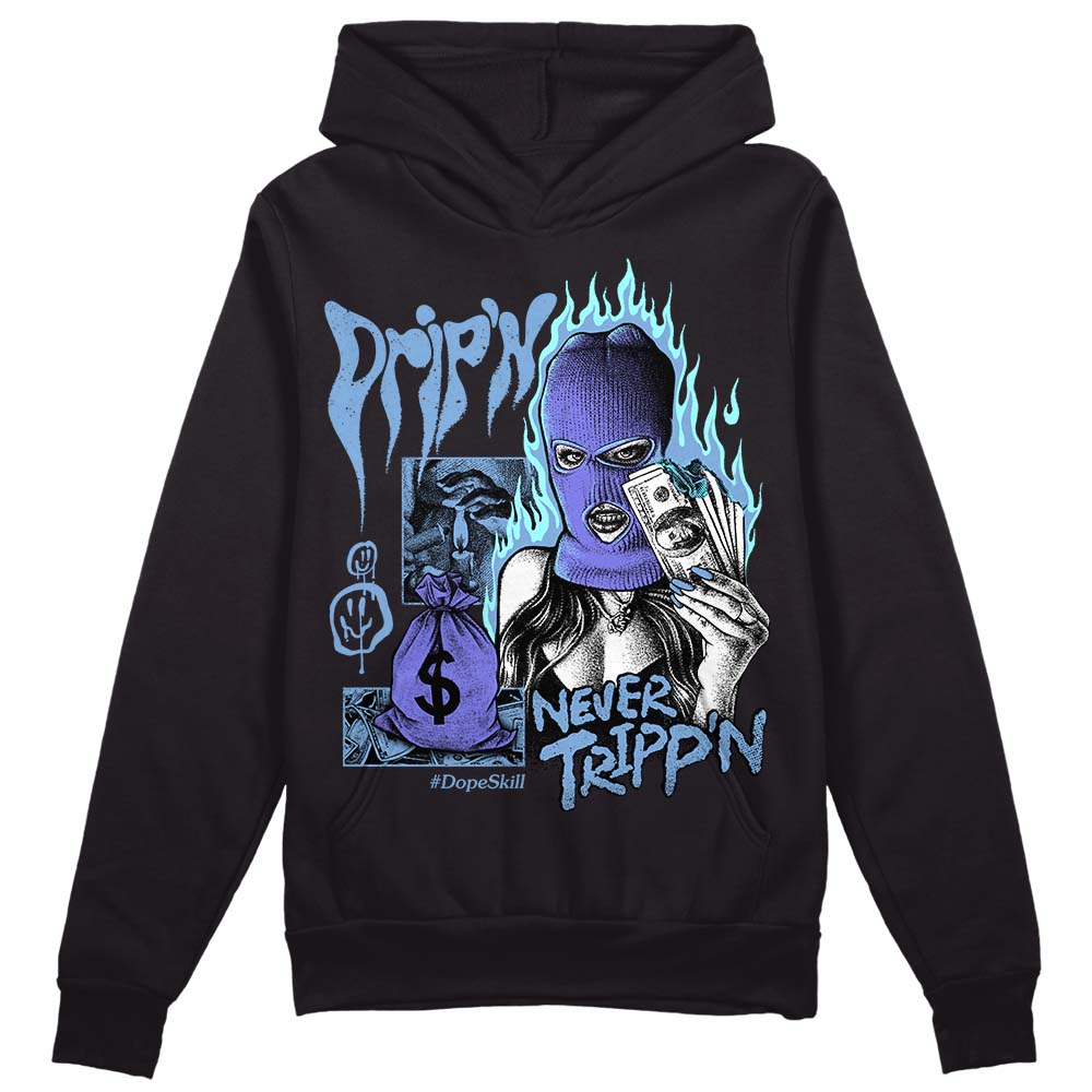 University Blue Collection DopeSkill Hoodie Sweatshirt Drip'n Never Tripp'n Graphic