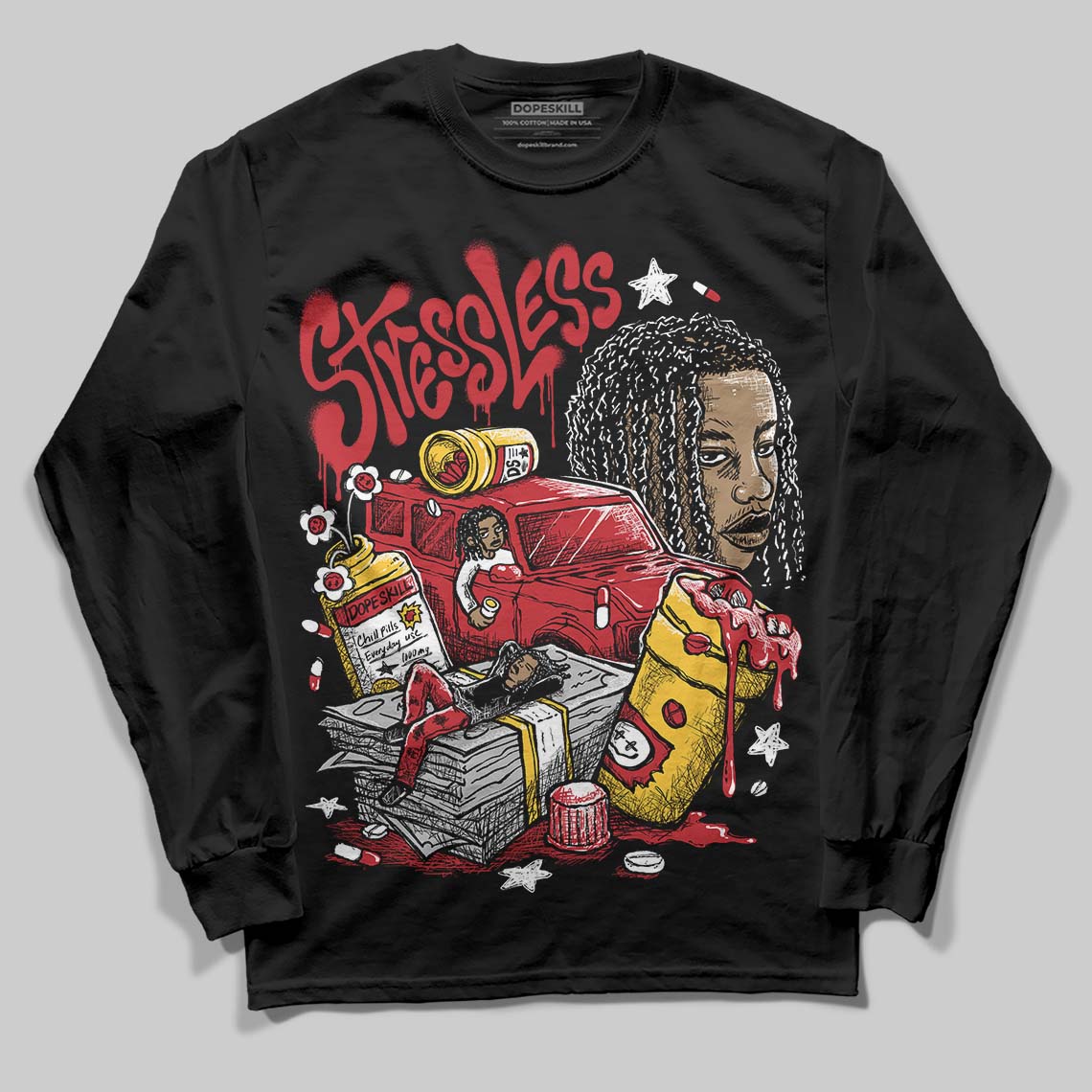 Ferrari 14s DopeSkill Long Sleeve T-Shirt Stressless Graphic