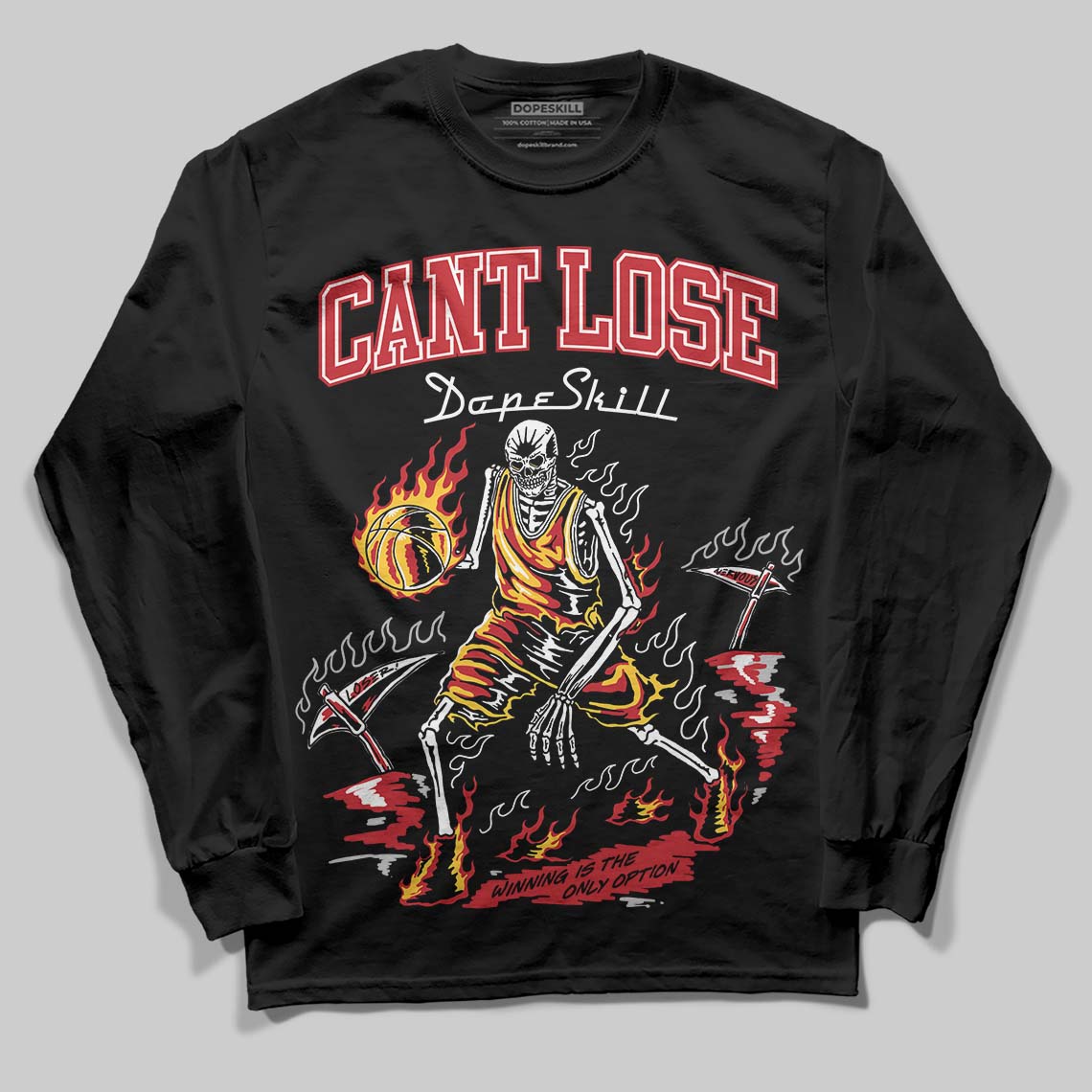 Ferrari 14s DopeSkill Long Sleeve T-Shirt Cant Lose Graphic