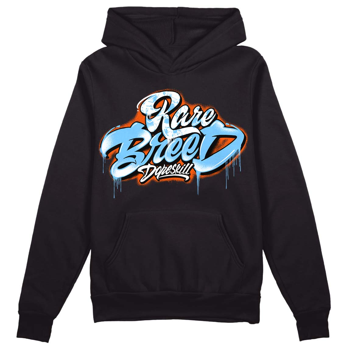 Dunk Low Futura University Blue DopeSkill Hoodie Sweatshirt Rare Breed Type Graphic