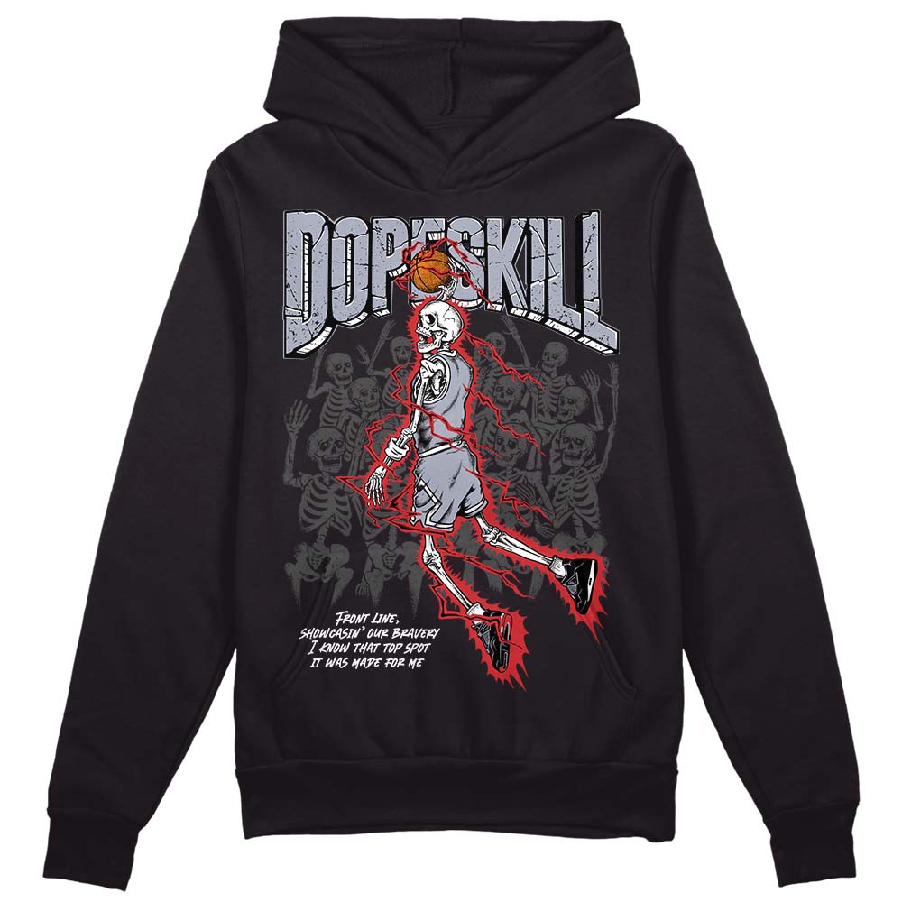 Bred Reimagined 4s DopeSkill Hoodie Sweatshirt Thunder Dunk Graphic Style001