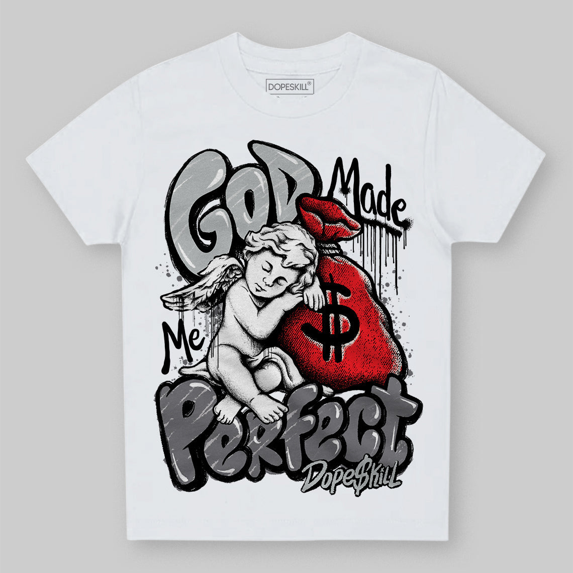 Fear 4s DopeSkill Toddler Kids T-shirt God Made Me Perfect Graphic