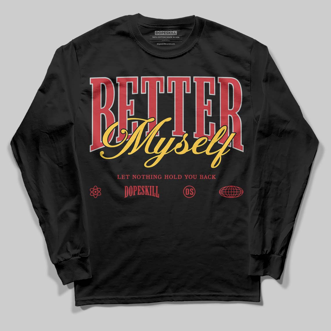 Ferrari 14s DopeSkill Long Sleeve T-Shirt Better Myself Graphic