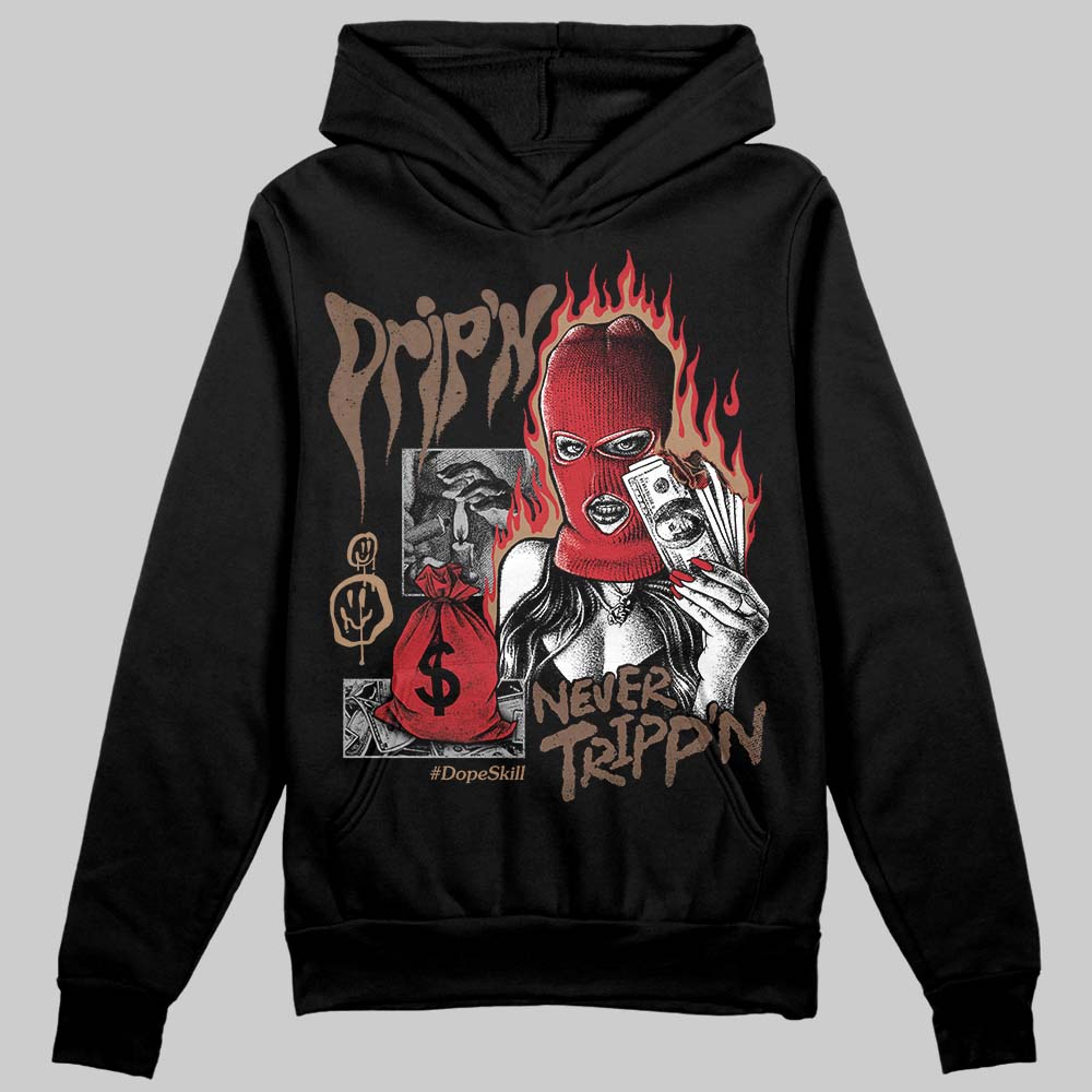 Olive 9s DopeSkill Hoodie Sweatshirt Drip'n Never Tripp'n Graphic