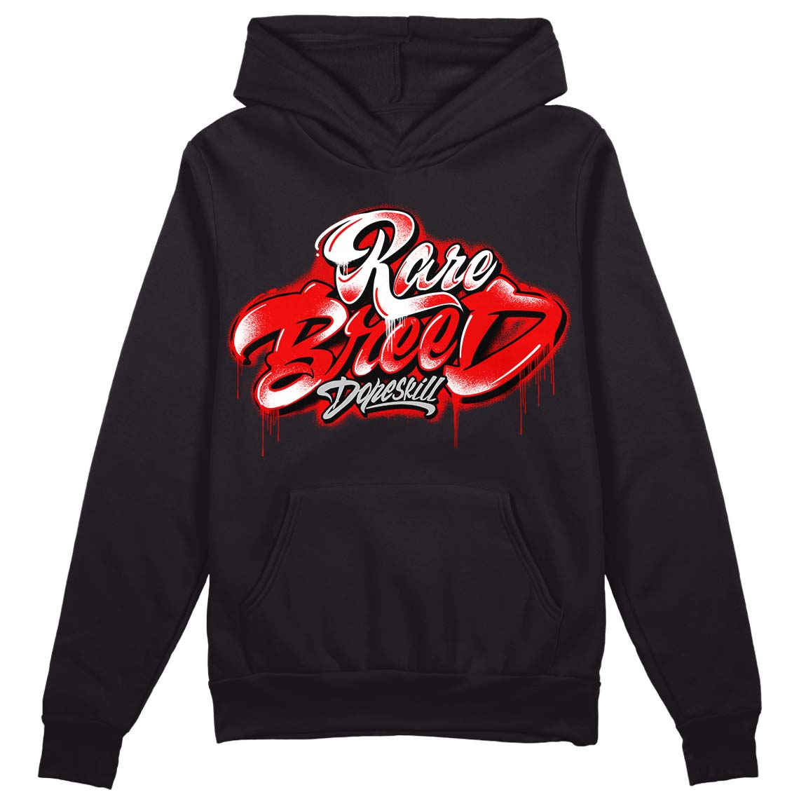 Cherry 12s DopeSkill Hoodie Sweatshirt Rare Breed Type Graphic