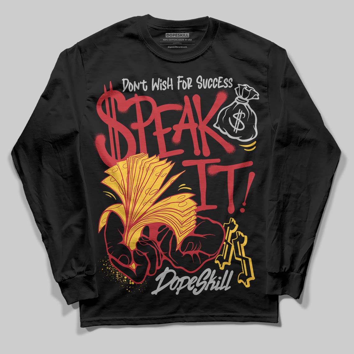 Ferrari 14s DopeSkill Long Sleeve T-Shirt Speak It Graphic