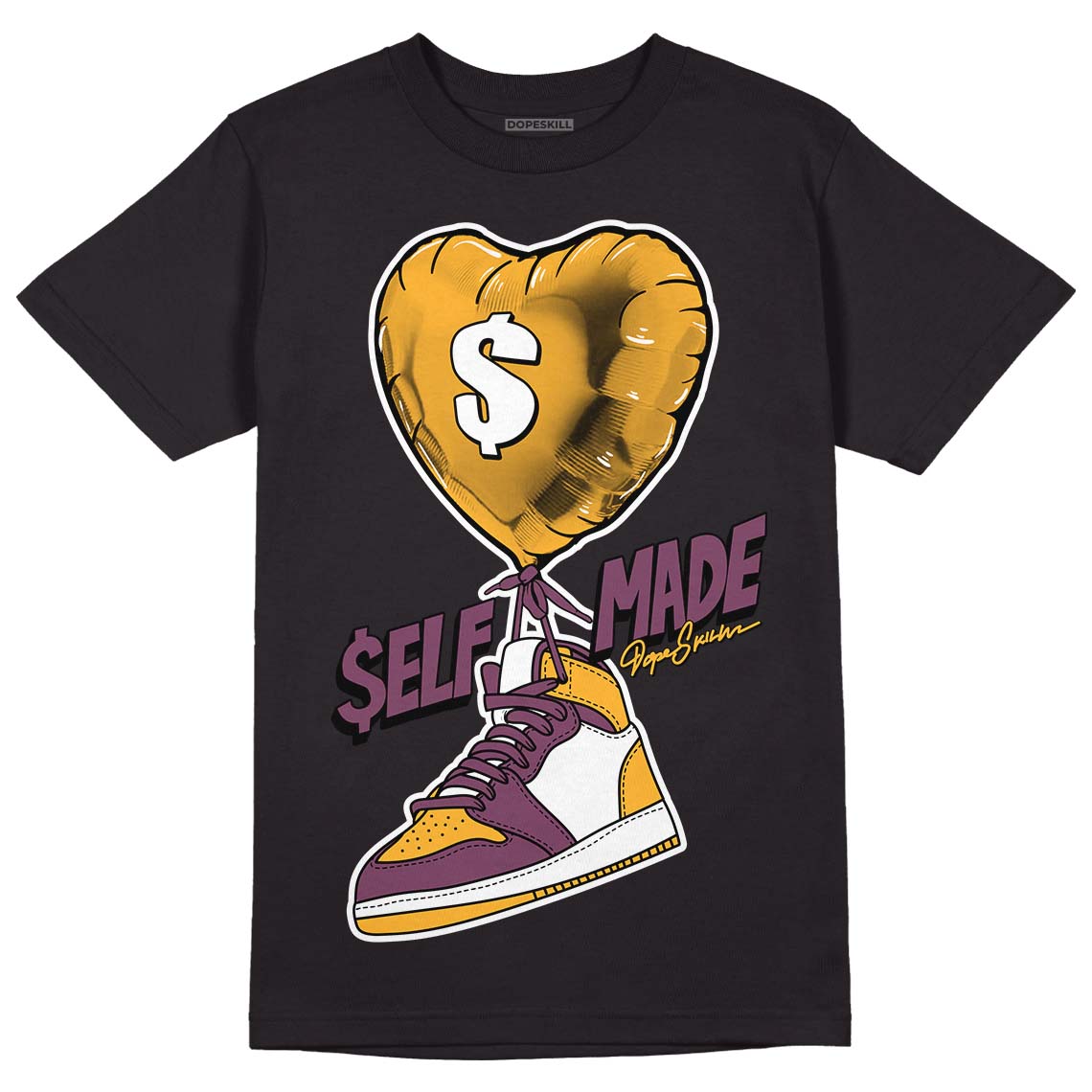 Brotherhood 1s High OG DopeSkill T-Shirt Self Made Graphic