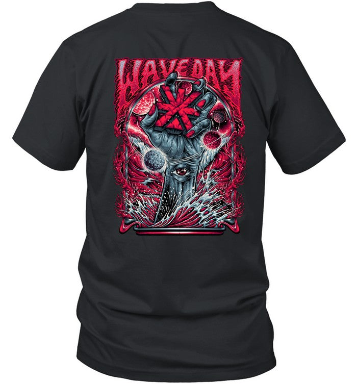 Aurora Wave Day Nov 2024 Santa Ana, Ca Black T Shirt