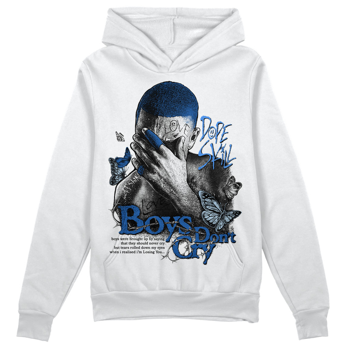 Space Jam 11s DopeSkill Hoodie Sweatshirt Boys Don't Cry Graphic