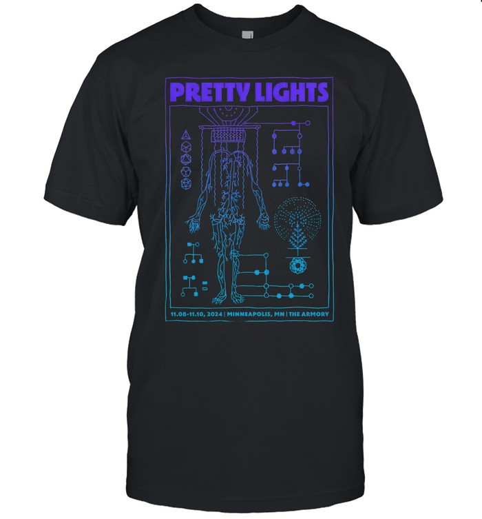 Lucid Stream The Armory Minneapolis, MN Nov 8-10 2024 Black T Shirt