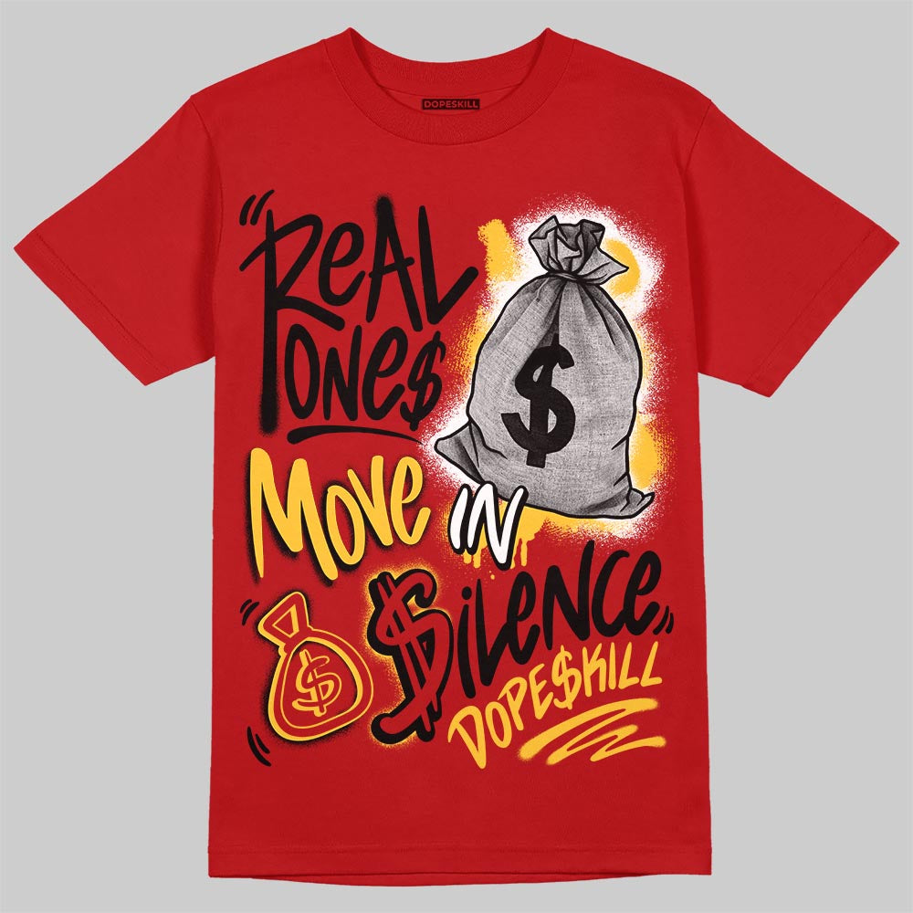 Ferrari 14s DopeSkill T-Shirt Real Ones Move In Silence Graphic