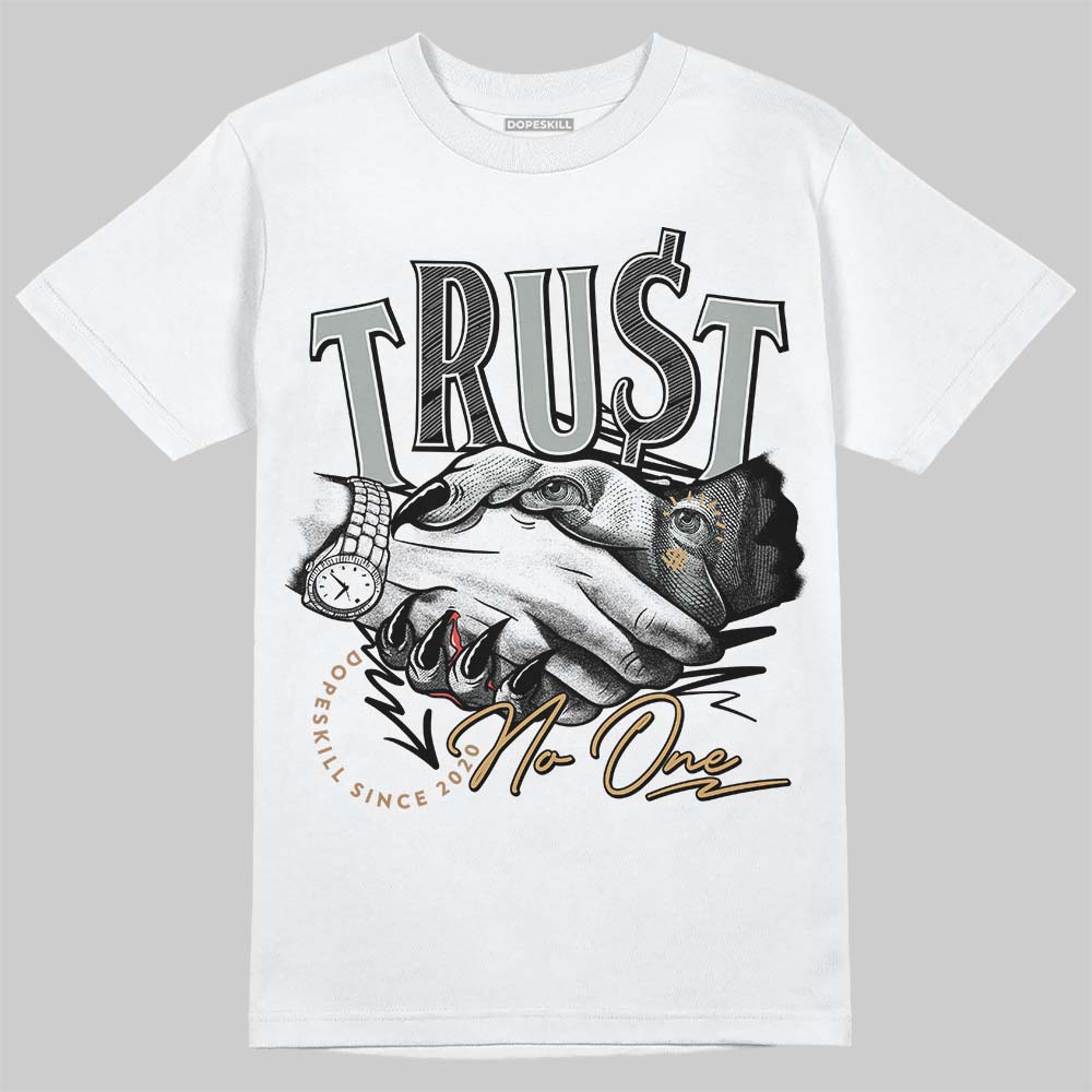 1906R ‘White Gold’ DopeSkill T-Shirt Trust No One Graphic Style001