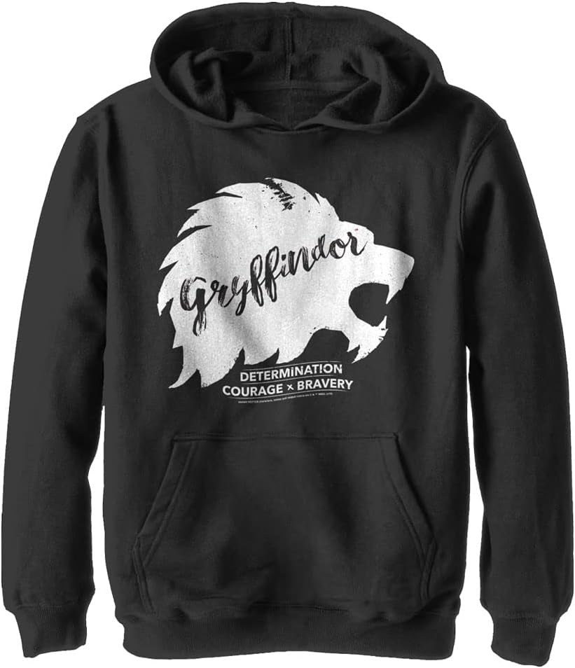 Harry Potter Kids Deathly Hallows Determination Courage Bravery Youth Pullover Hoodie