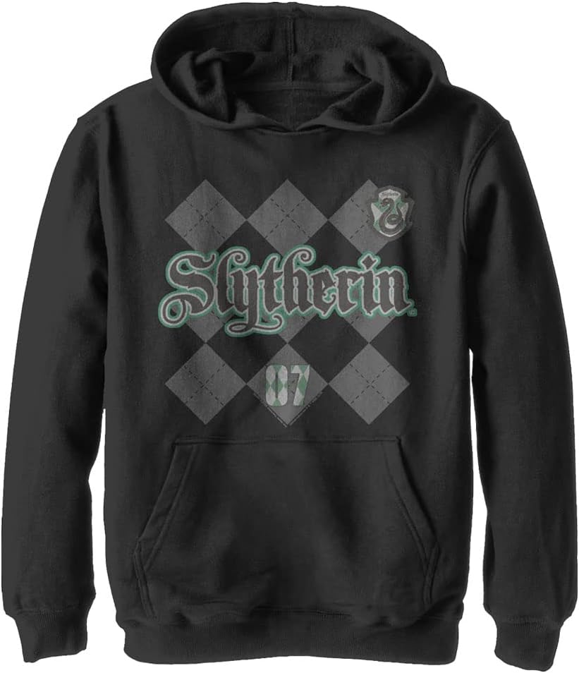 Harry Potter Kids Deathly Hallows Slytherin Pride Youth Pullover Hoodie