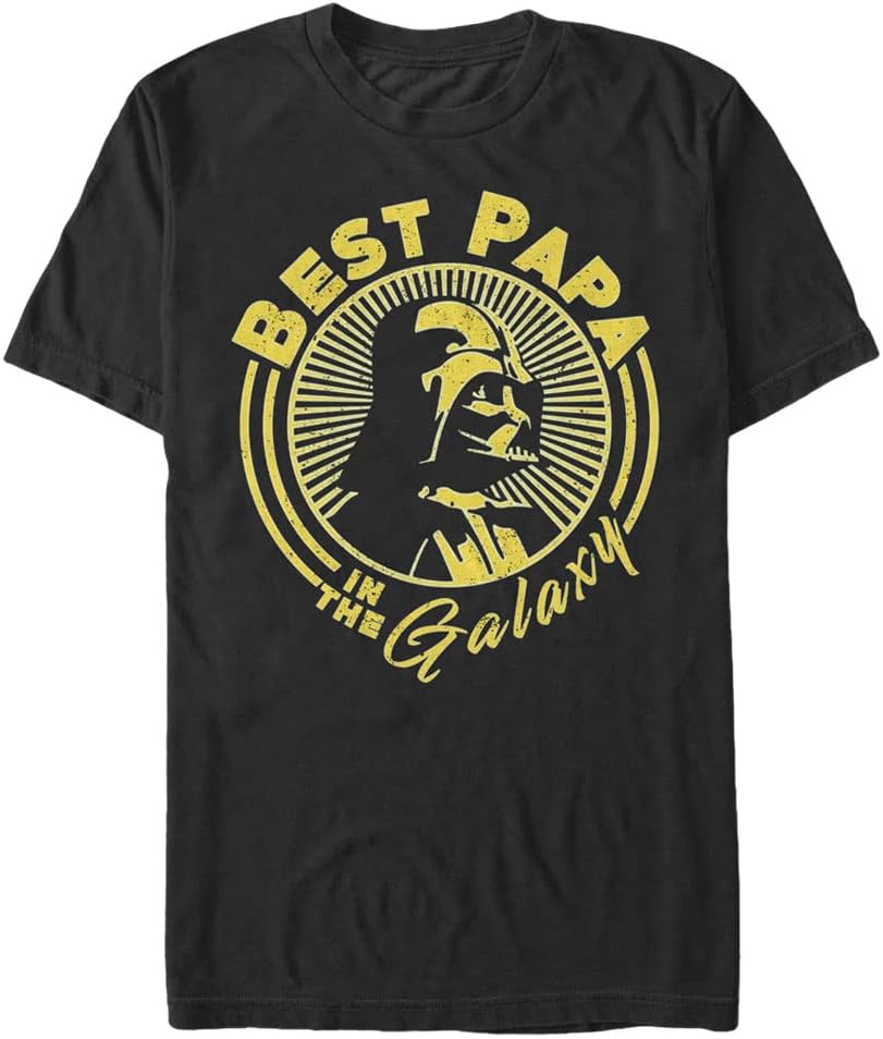 STAR WARS Papa Circle Men's Tops Short Sleeve Tee Shirt