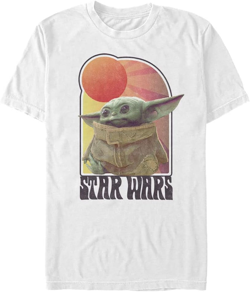 STAR WARS Big & Tall Mandalorian Child Vintage Men's Tops Short Sleeve Tee Shirt