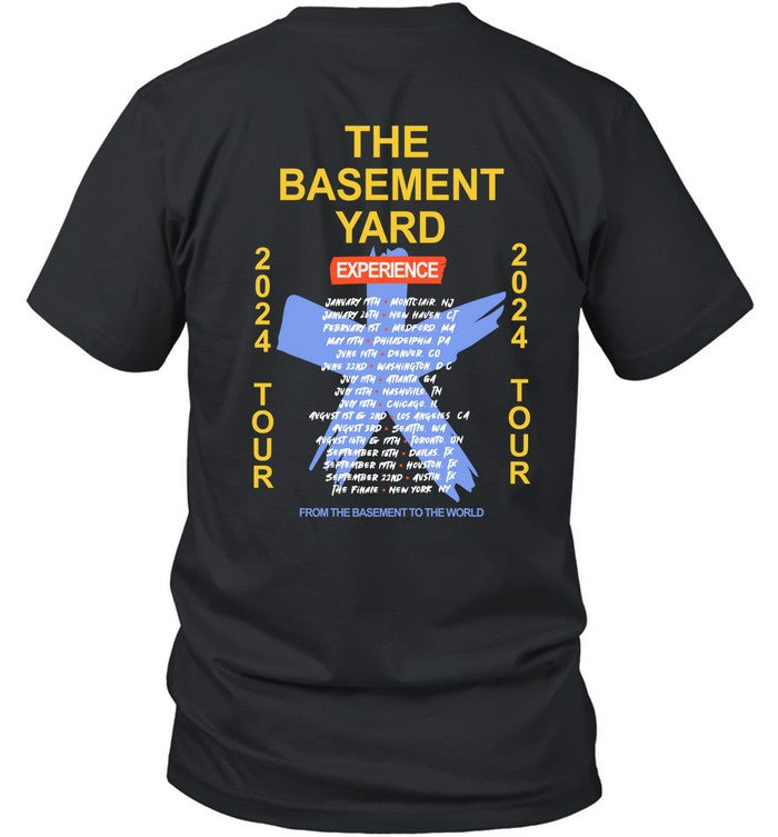 TBY Experience Inside Out Washed Tour 2024 Black T Shirt