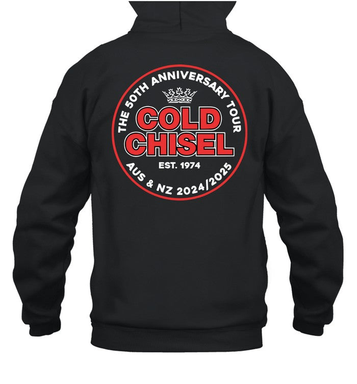 Cold Chisel Denim The Big Five-O Tour 2024-2025 Unisex Hoodie