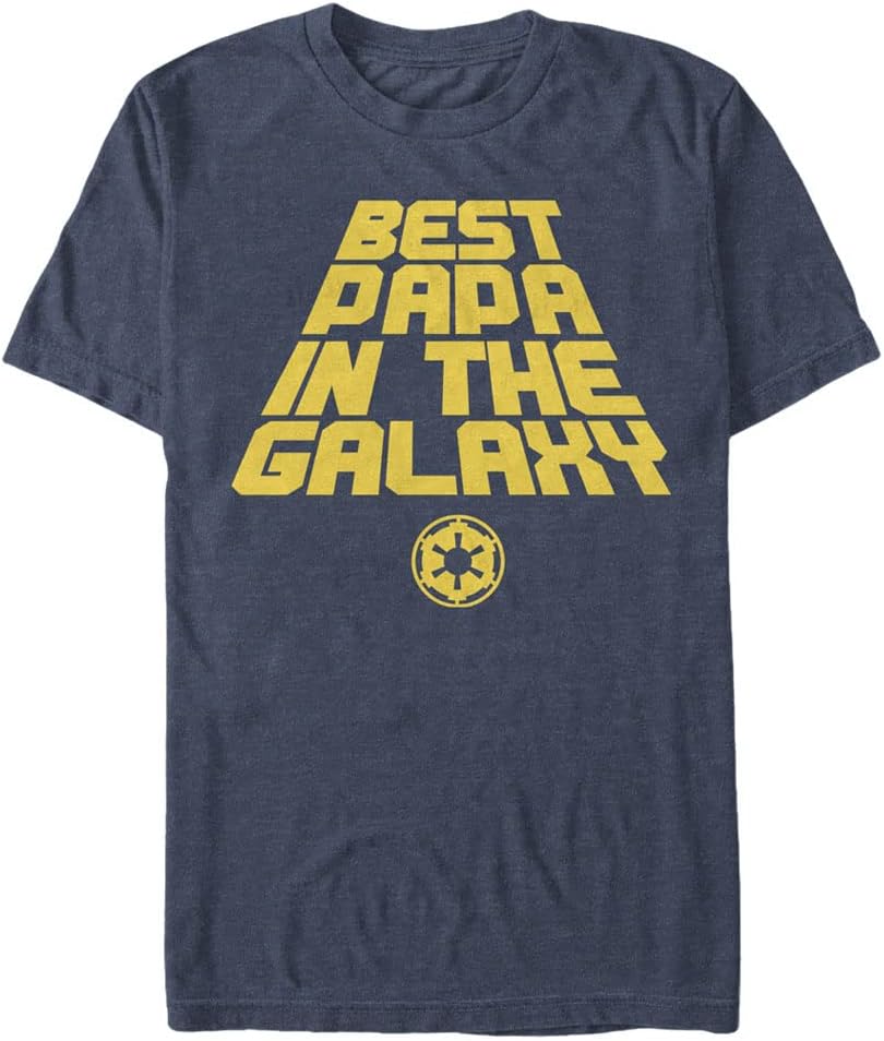 STAR WARS Big & Tall Best Papa Men's Tops Short Sleeve Tee Shirt
