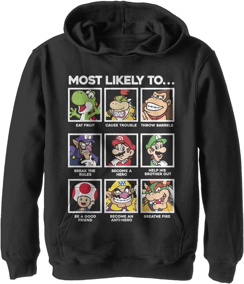 Nintendo Kids Likelyhood Youth Pullover Hoodie