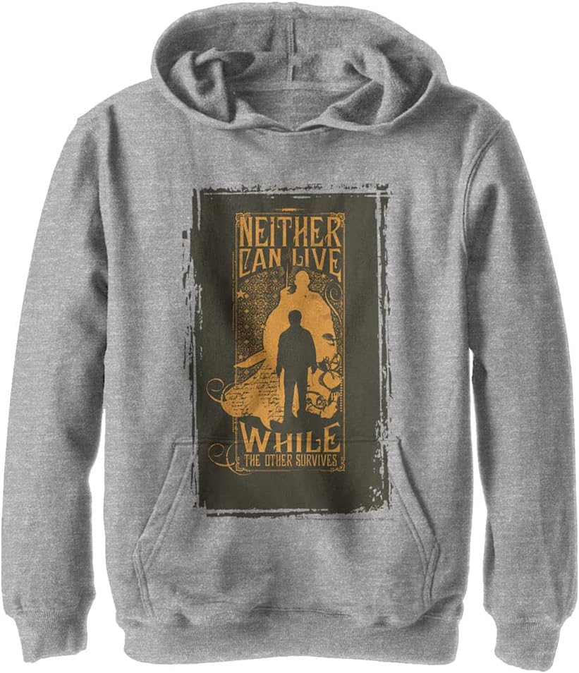 Harry Potter Kids Deathly Hallows Voldemort and Harry's Prophecy Youth Pullover Hoodie