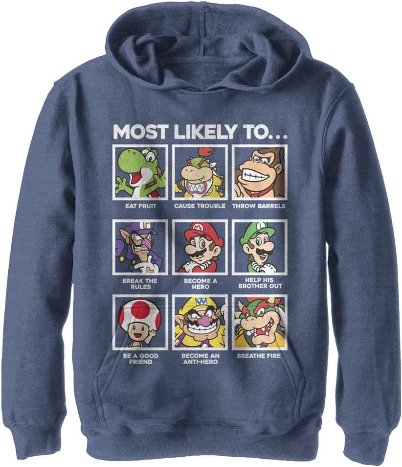 Nintendo Kids Likelyhood Youth Pullover Hoodie