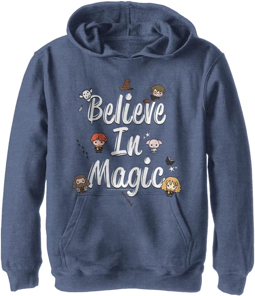 Harry Potter Kids Deathly Hallows Believe in Magic Youth Pullover Hoodie