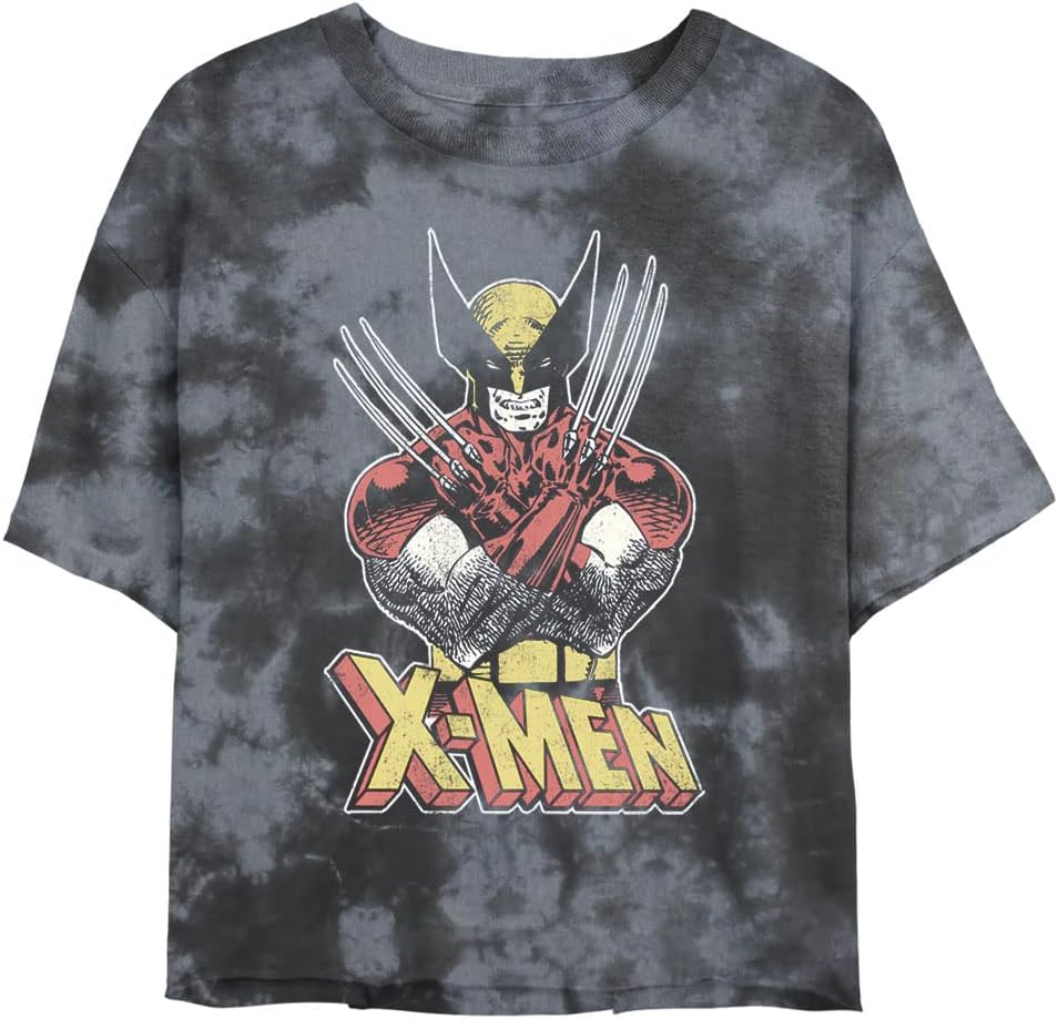 Marvel Universe Vintage Wolverine Women's Fast Fashion Short Sleeve Tee Shirt