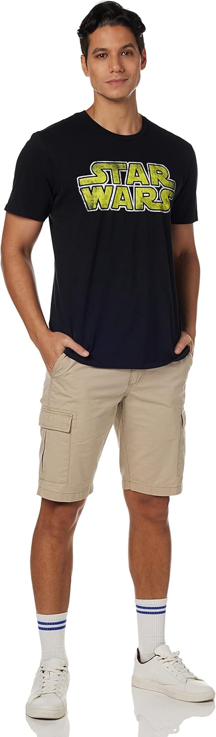STAR WARS Men's Classic Vintage Simple Logo
