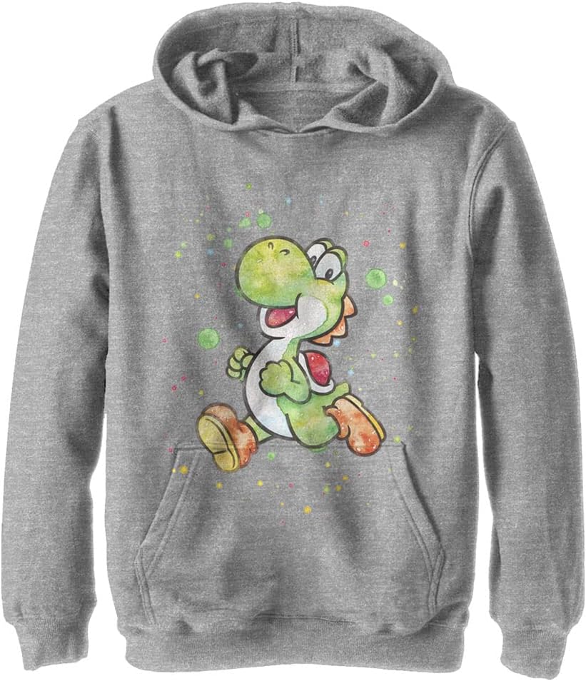 Nintendo Kids Watercolor Yoshi Youth Pullover Hoodie