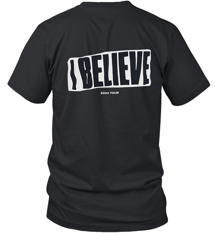 Phil Wickham OUTW/THEOLD I Believe 2024 Tour Black T Shirt