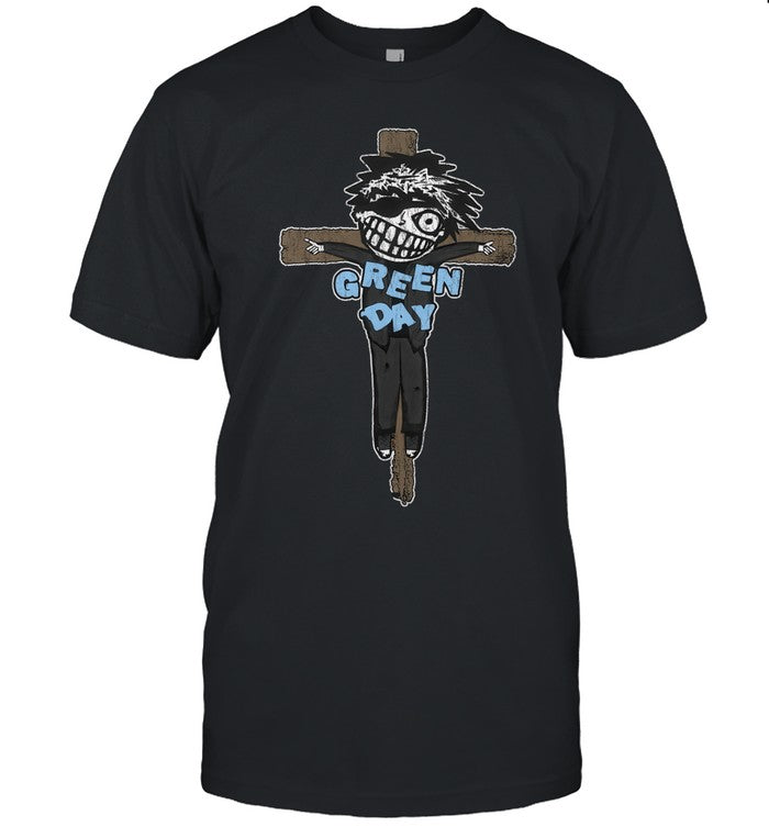 Green Day Savior Black T Shirt
