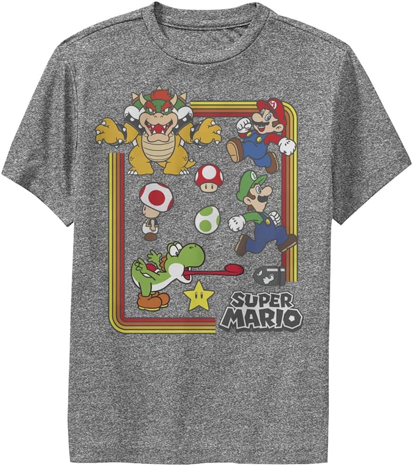 Nintendo Kids Mario Group Youth Pullover Hoodie