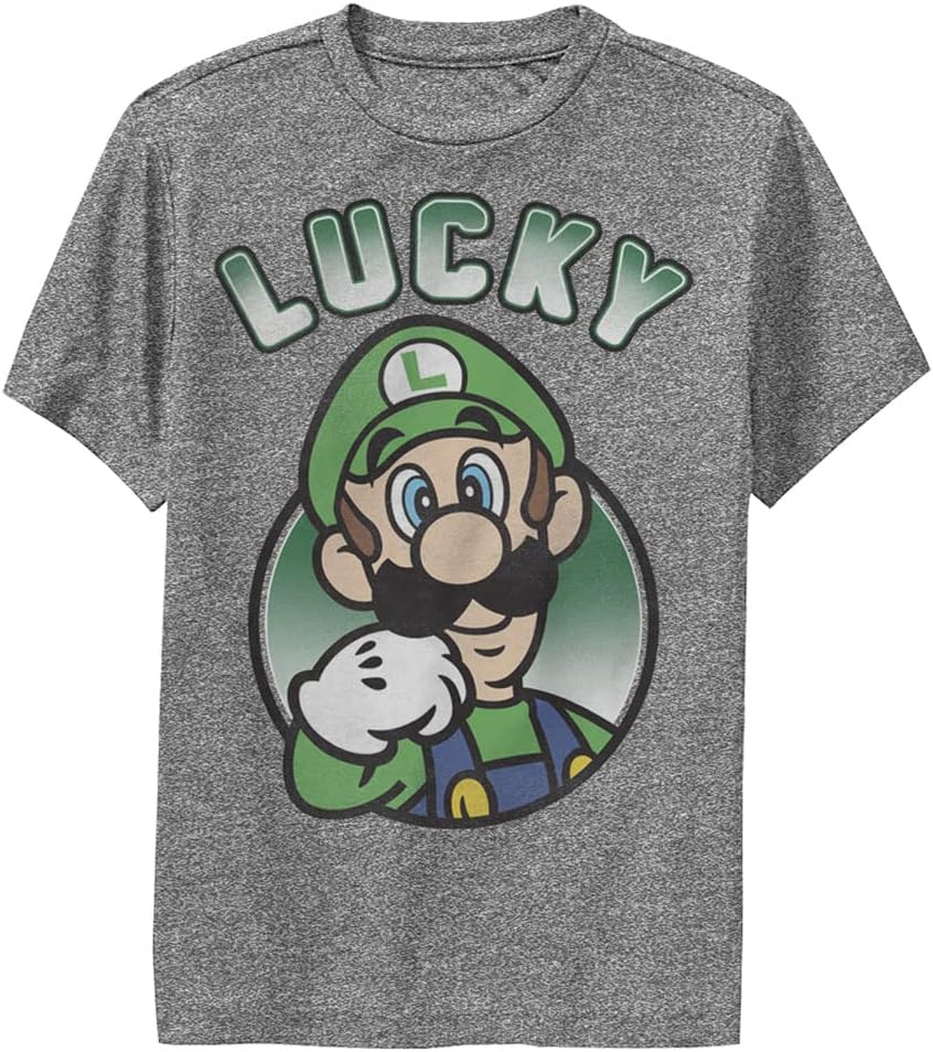 Nintendo Kids Lucky Luigi Youth Pullover Hoodie