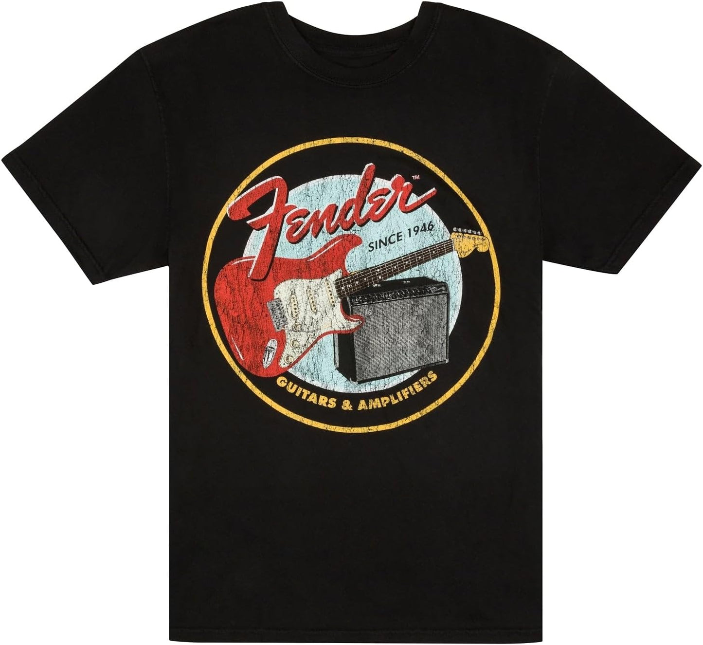 Fender 1946 Guitars & Amplifiers T-Shirt, Vintage Black, XL