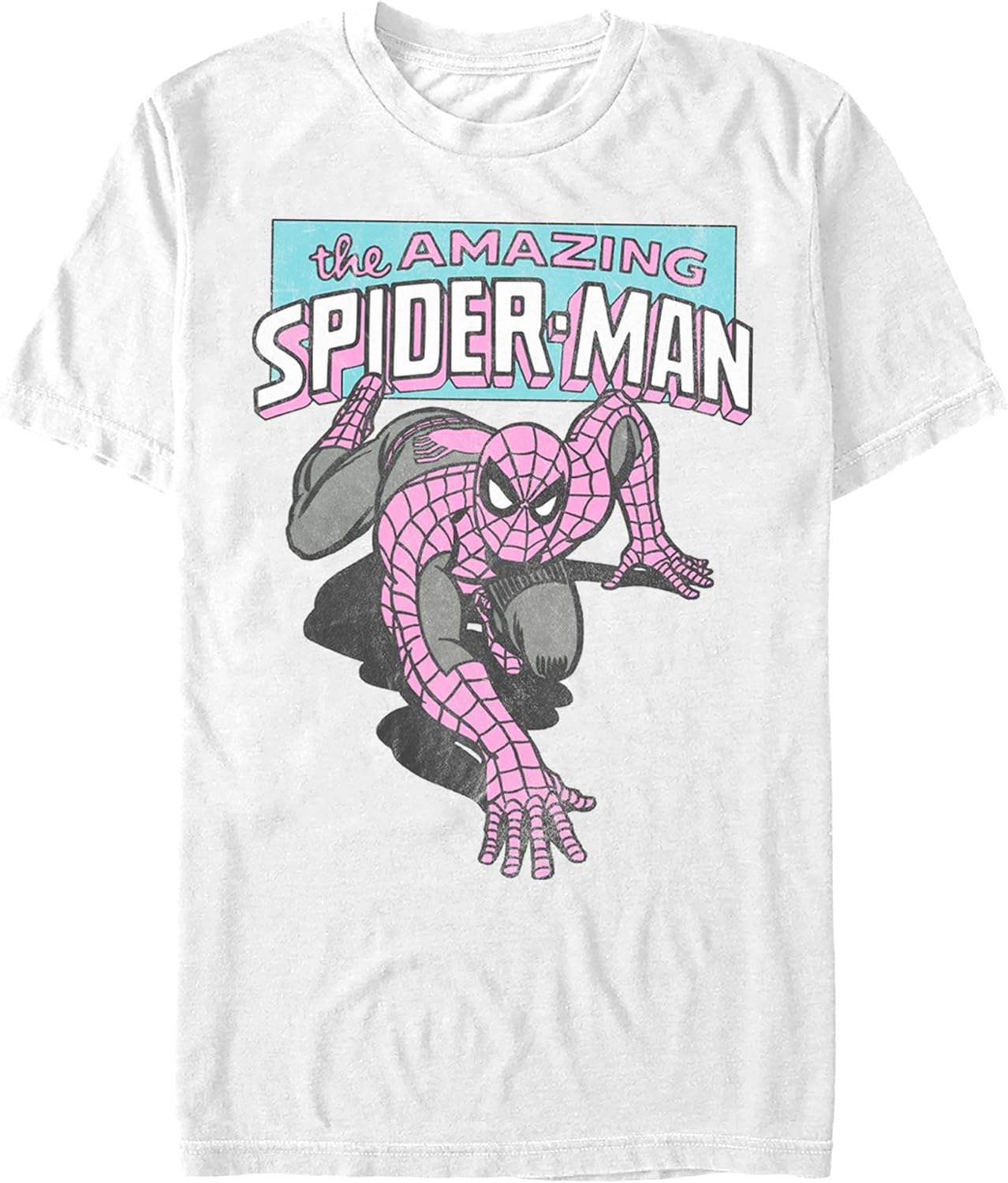 Marvel Comics Retro Classic Amazing Spidey Young Men's Short Sleeve Tee Shirt