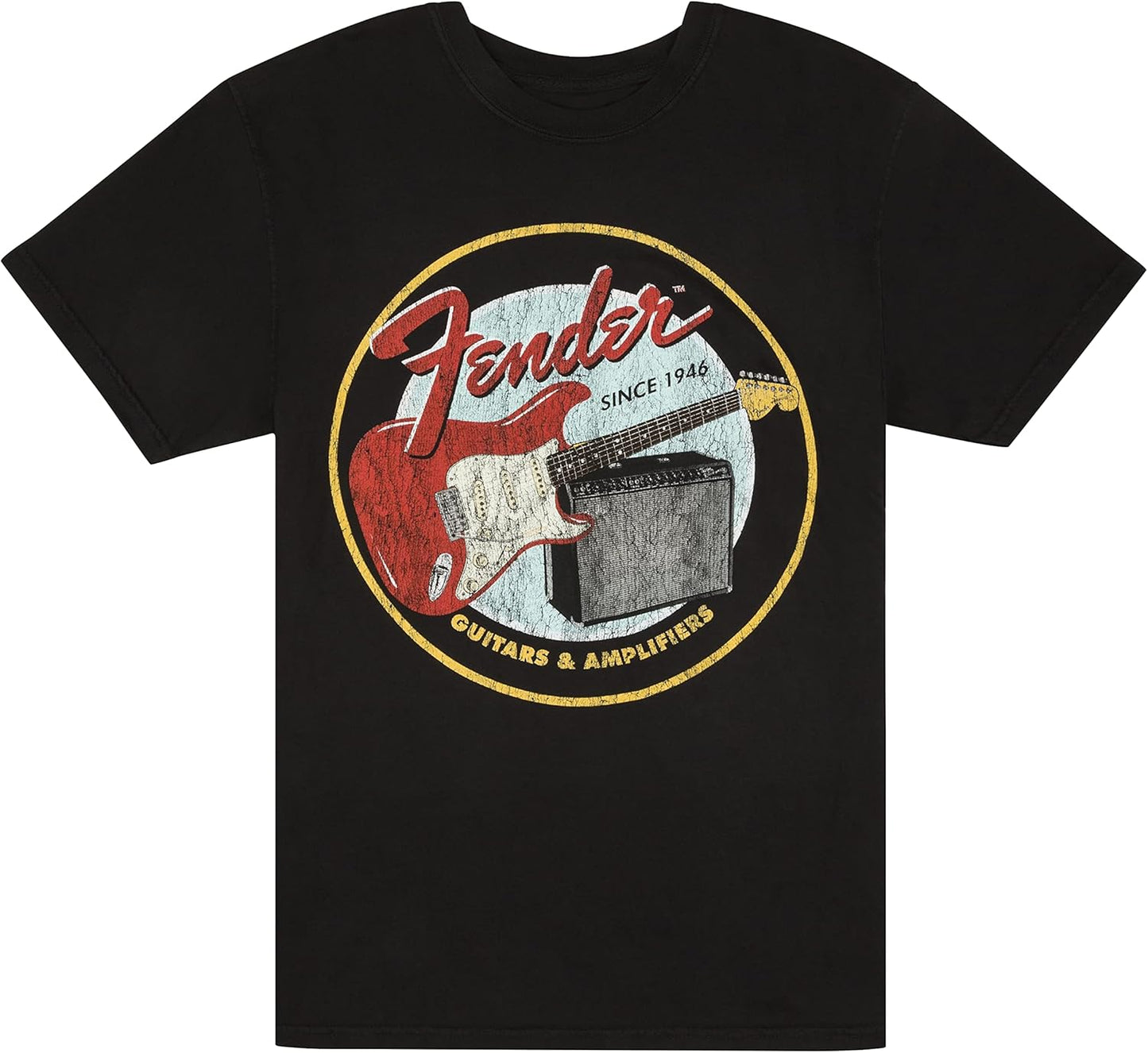 Fender 1946 Guitars & Amplifiers T-Shirt, Vintage Black, XL