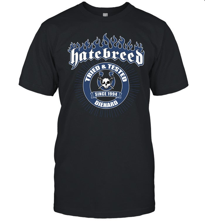 Hatebreed Tried And Tested Indianapolis Nov 3 2024 Black T Shirt