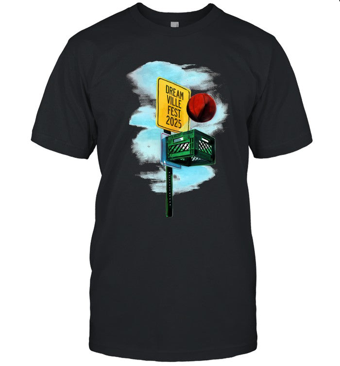 Dreamville Fest 25 Crate Black New T Shirt