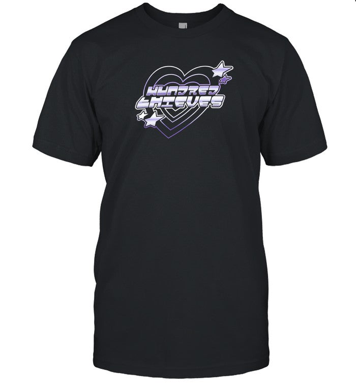 Hunderd Thieves Hearts Black 2024 T-Shirt
