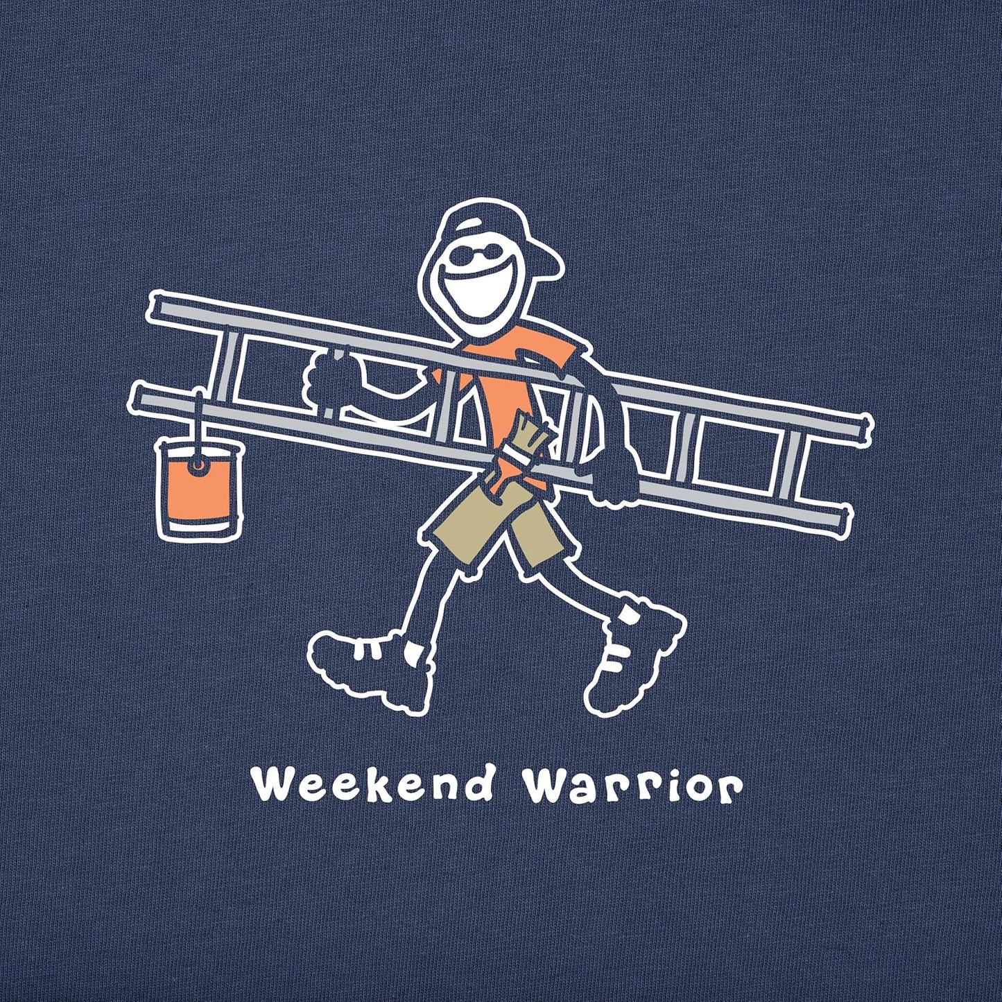 Life is Good Vintage Crusher Graphic T-Shirt Weekend Warrior