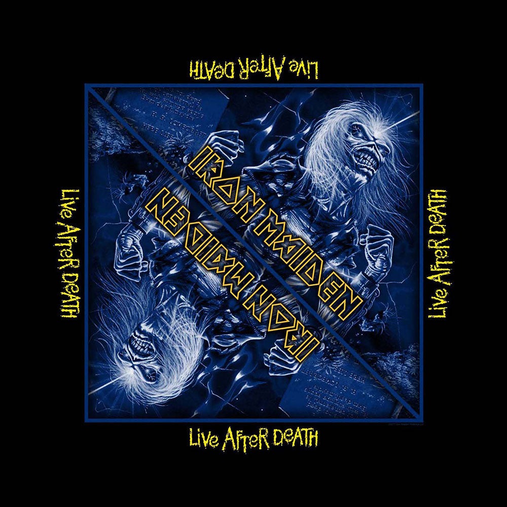 Iron Maiden Unisex Bandana: Live After Death